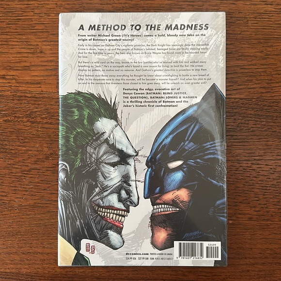 NEW Batman Lovers & Madmen Hardcover by Michael Green, Denys Cowan, John Floyd - Picture 2 of 3